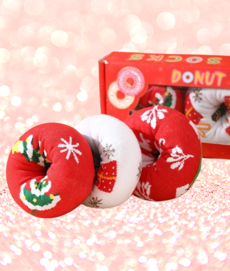 Set NavidadDonuts 3 pares con caja